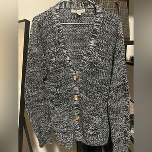 Love Black and White Knit Cardigan